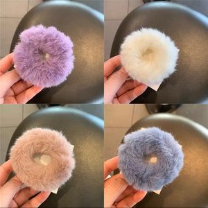 Fuzzy soft hair tie/hair band